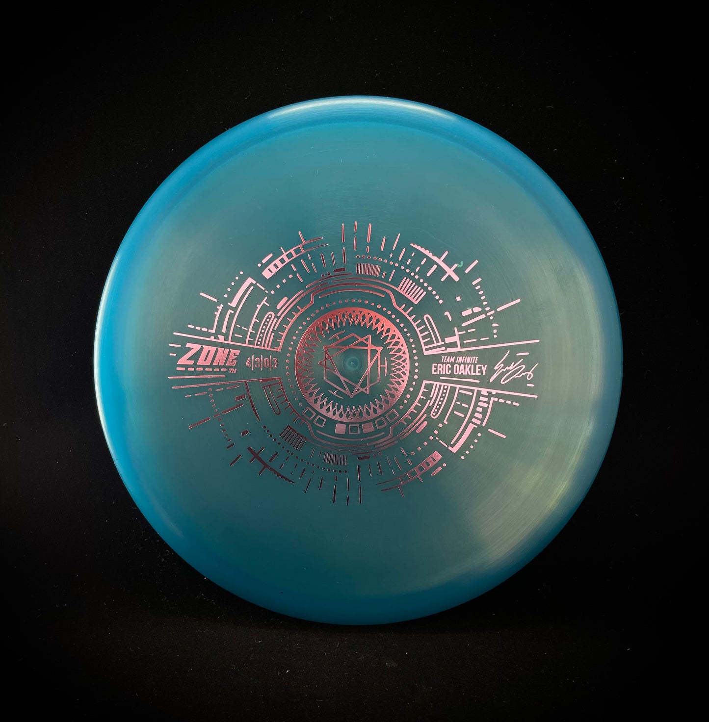blue and pink z glo discraft zone